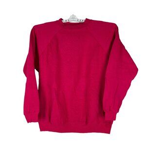 Hanes Her Way Women's Pink Crewneck Sweatshirt Size L